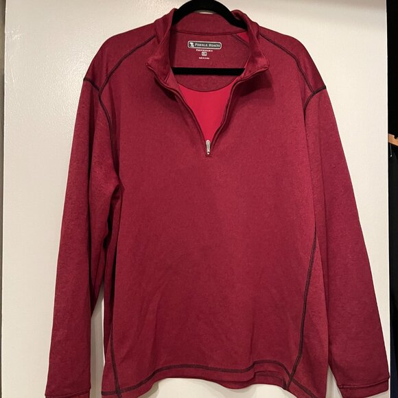 Pebble Beach Performance Red Quarter Zip Long Sleeve Size XL (Great Condition💗 - Picture 3 of 7
